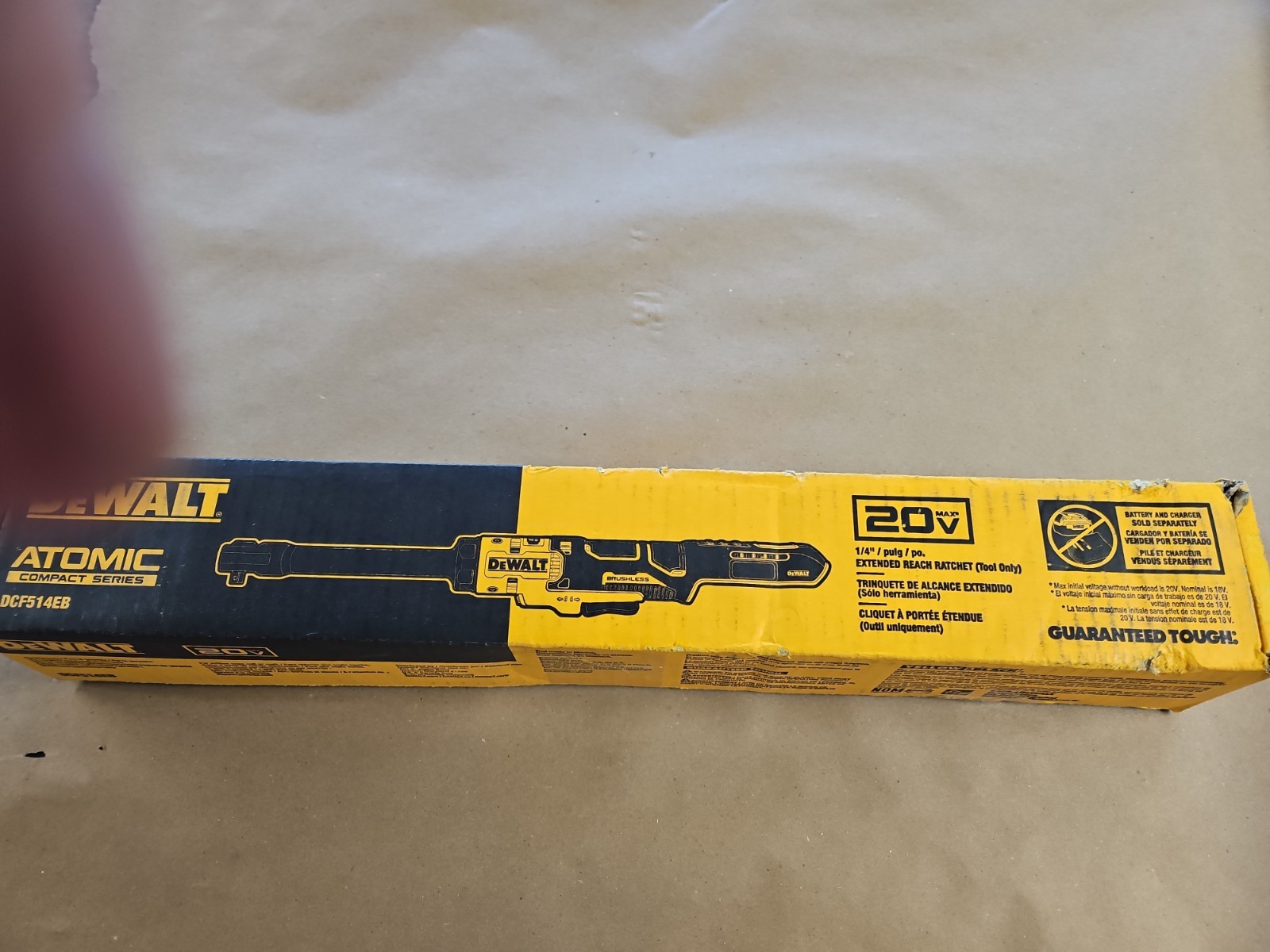 Brand New DCF514EB DEWALT Extended Reach Ratchet (Tool Only) New Sealed