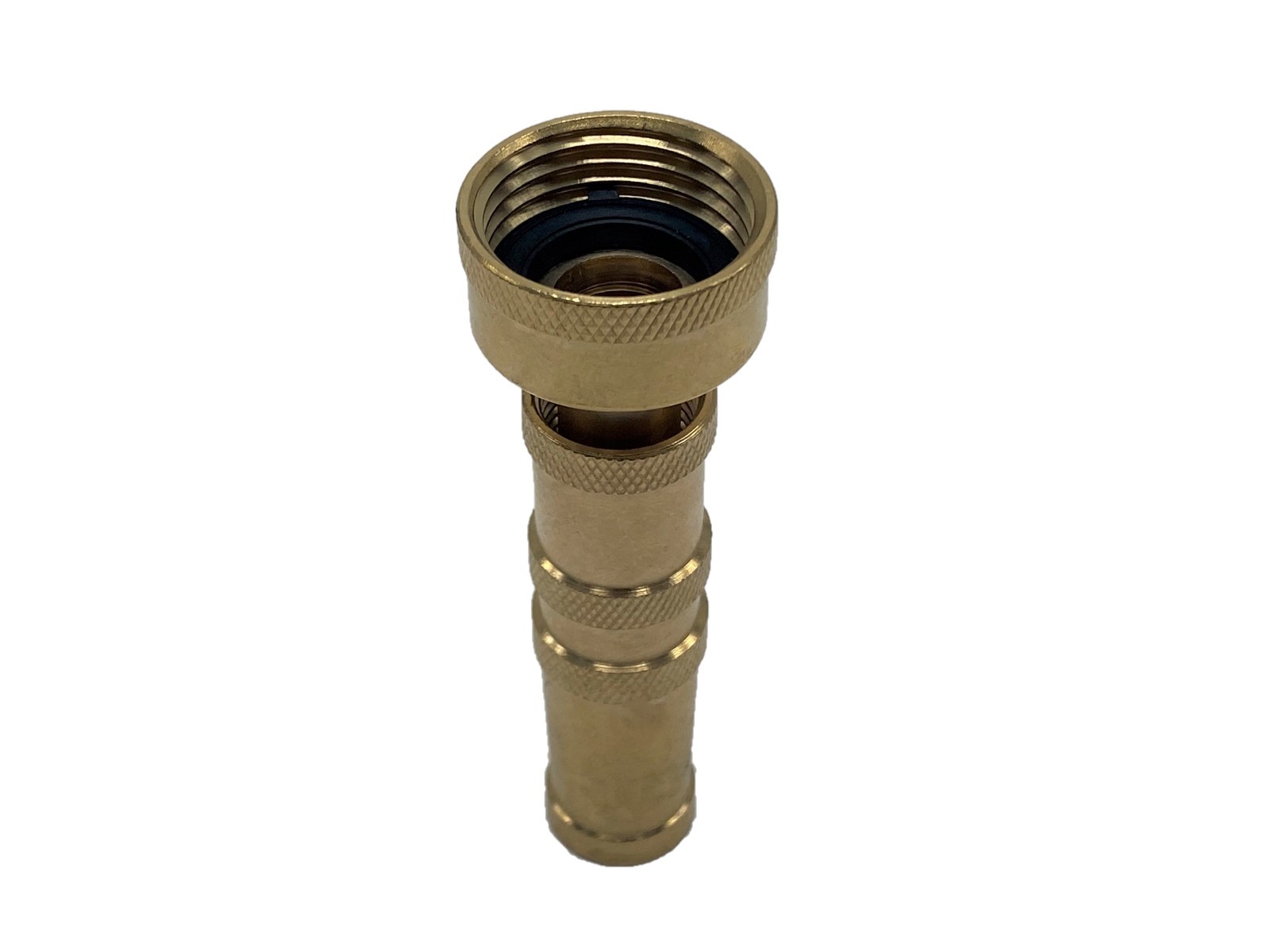 Solid Brass Garden Spray Nozzle 4″ Adjustable Twist Water Hose USA Stock 2 PACK
