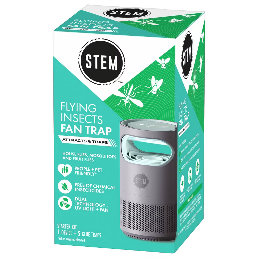 STEM Electric Fan Fly, Gnat and Fruit Fly Trap Indoor Starter Kit
