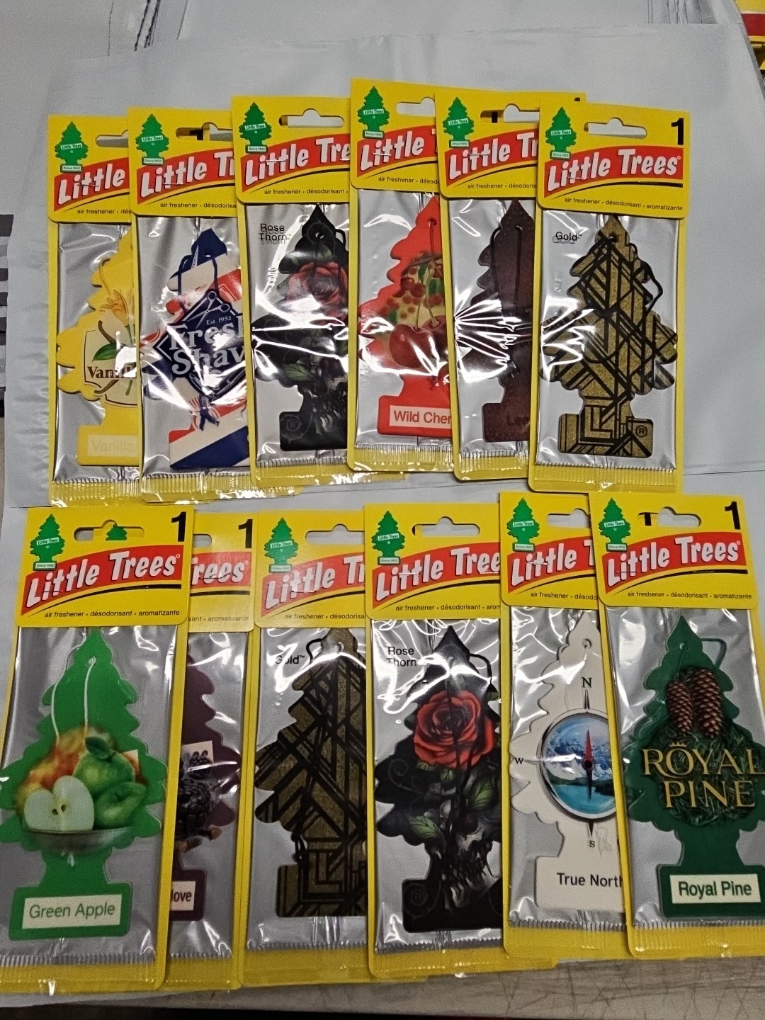 Classic Assortment Little Trees 24 Pack New