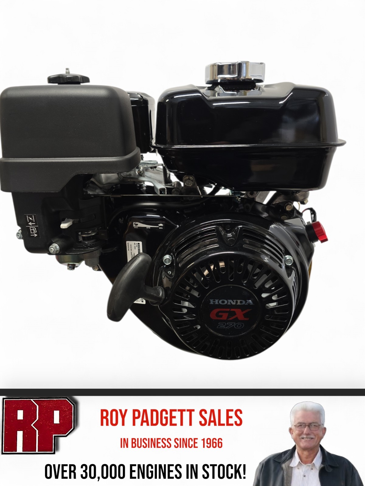 Honda GX270 9HP Honda Horizontal Shaft Engine 1″