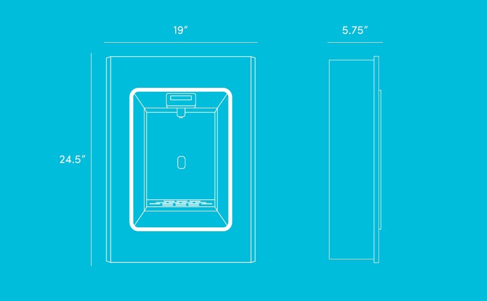 Avalon in-Wall Self-Cleaning Bottle Filling Station w/ Dual Filtration & WIFI