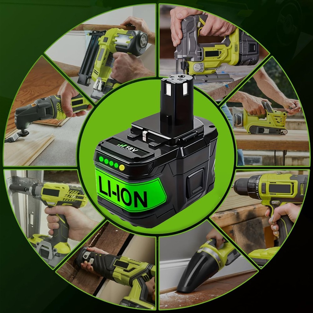 12.0AH For Ryobi One Plus P108 18V 18 Volt Lithium-ion High Capacity Battery A+