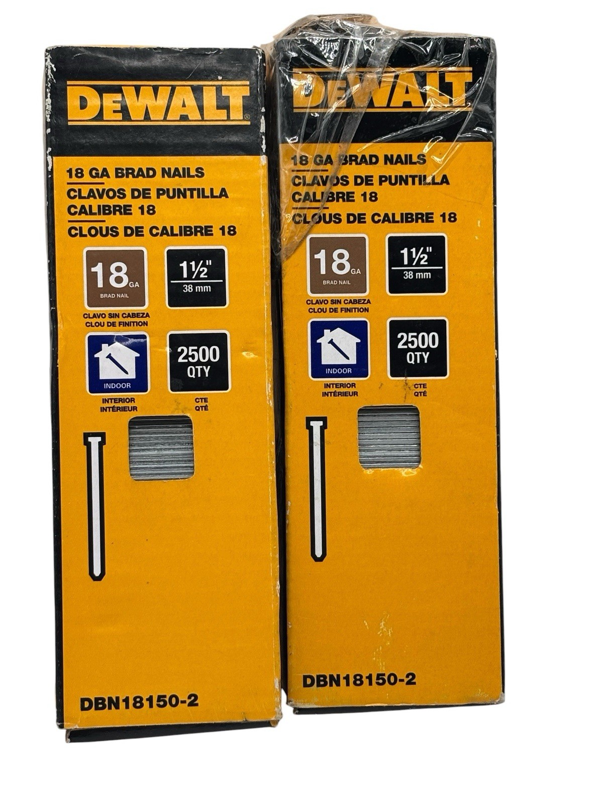 Dewalt 18GA 1-1/2 In Brad Nails (2-Pack)
