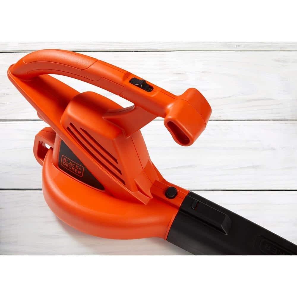 BLACK+DECKER 7 AMP 180 MPH 220 CFM Corded Electric Handheld Leaf Blower