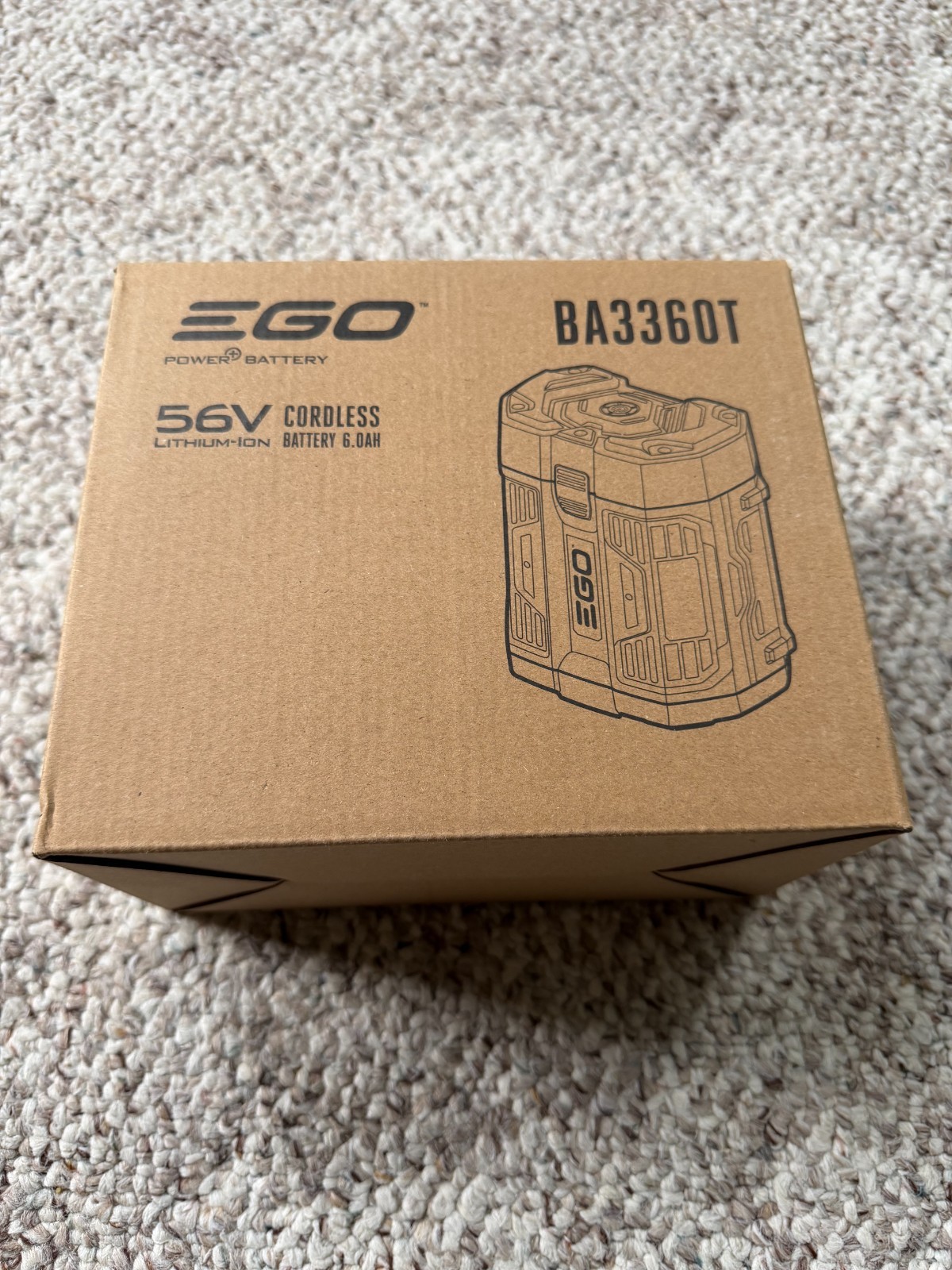 BRAND NEW Genuine EGO Power+ Battery 56V, 6.0Ah – BA3360T Authentic OEM NIB