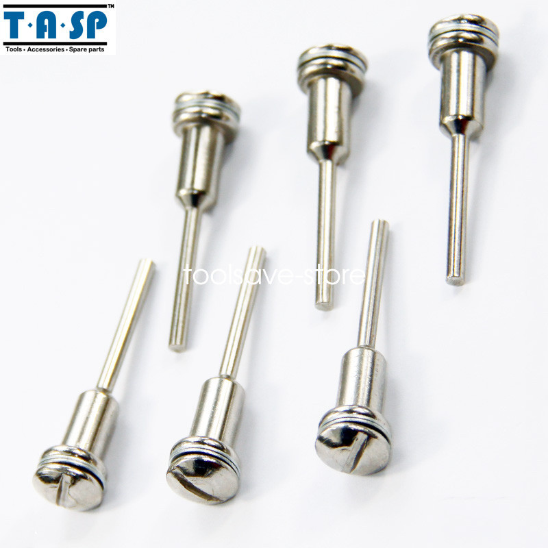 6PC Dremel Screw Head Mandrel Rotary Holder 1/4″ Arbor Hole 1/8″ 3.2mm Shank