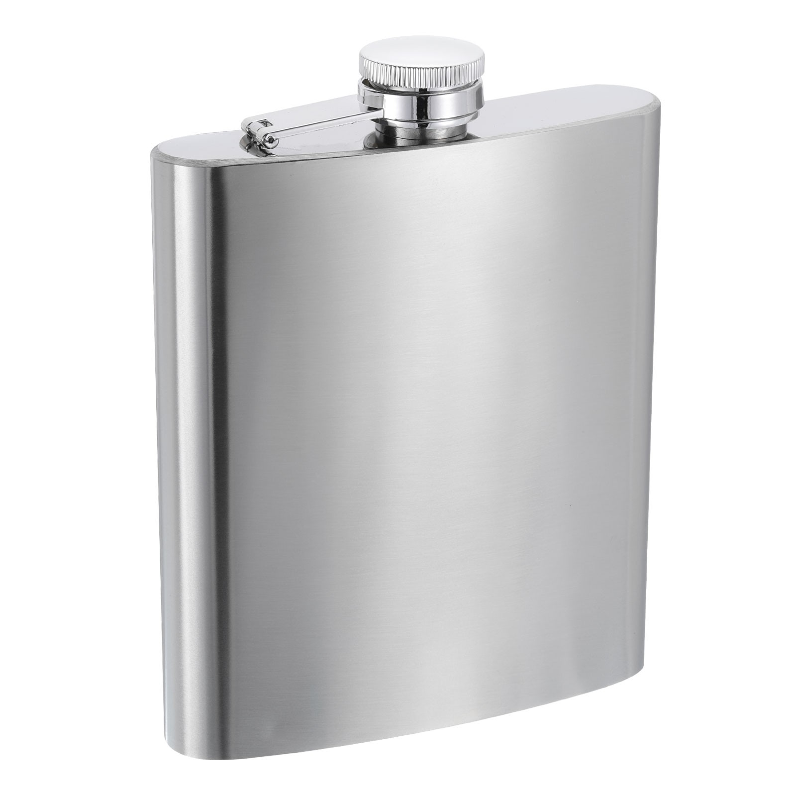 18oz 500ml Stainless Steel Hip Flask for Camping Hiking Outdoor Activity Silver