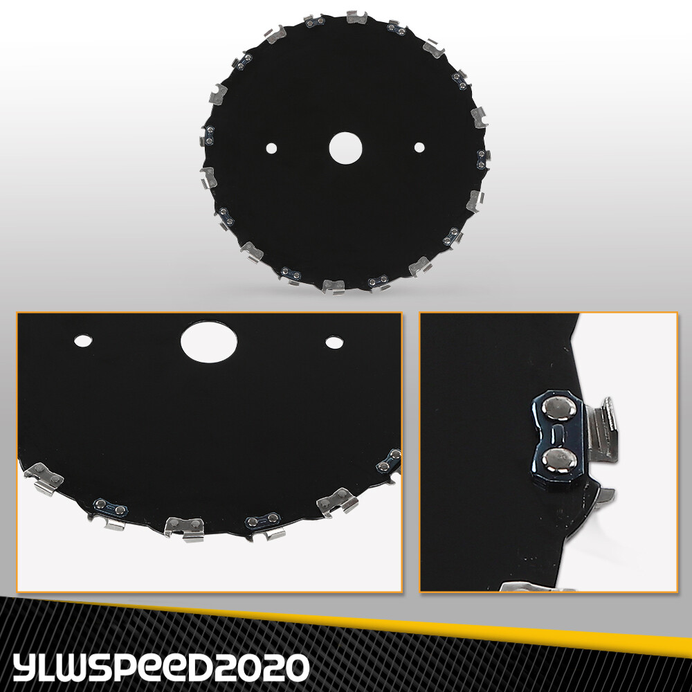 2pcs 9″ Chainsaw Brush Blade 20 Tooth Cutter Trimmer Head Weed Mower Saw Blade