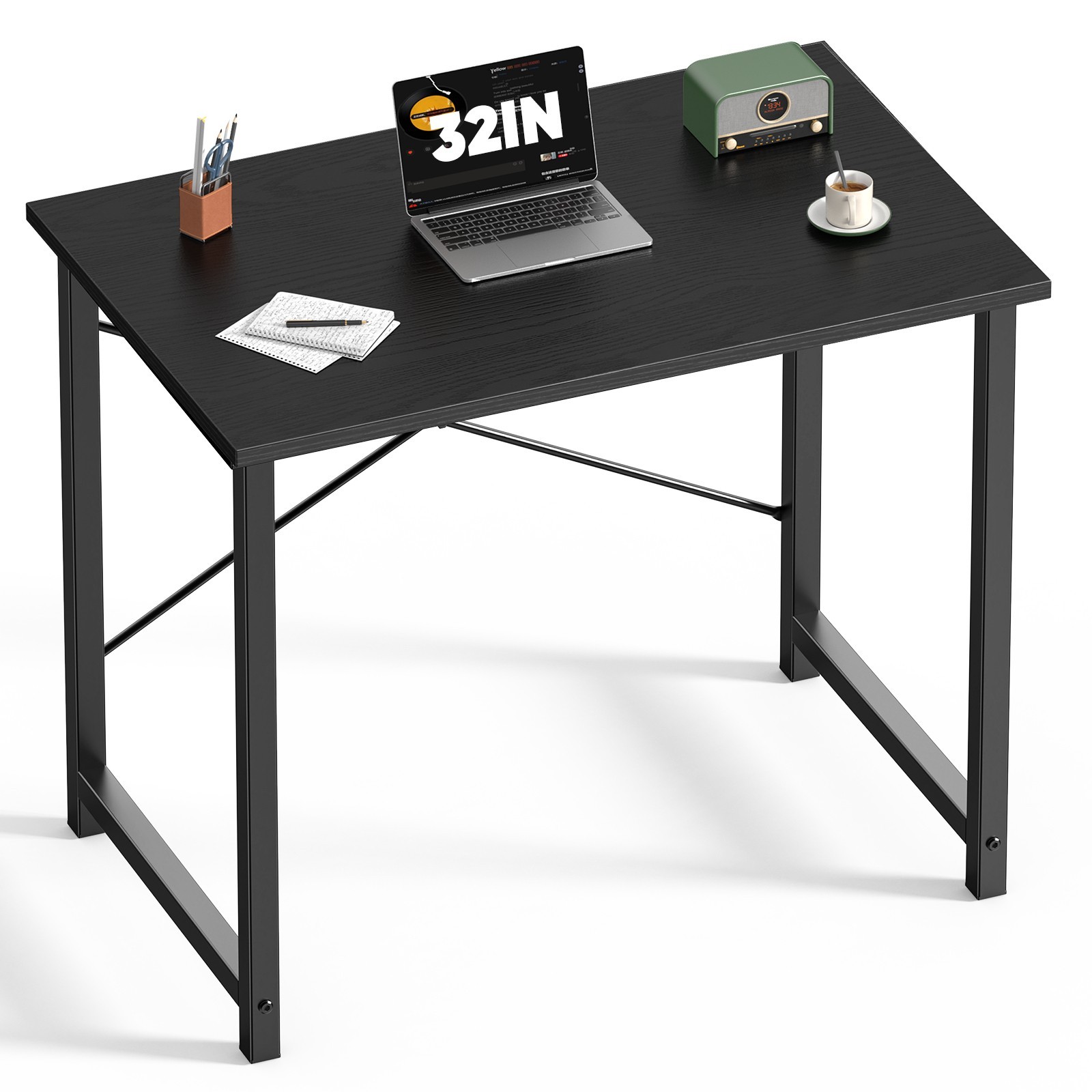 Home Office Computer Desk with Storage Bag and Hook – 40/47/55/63inch Sizes