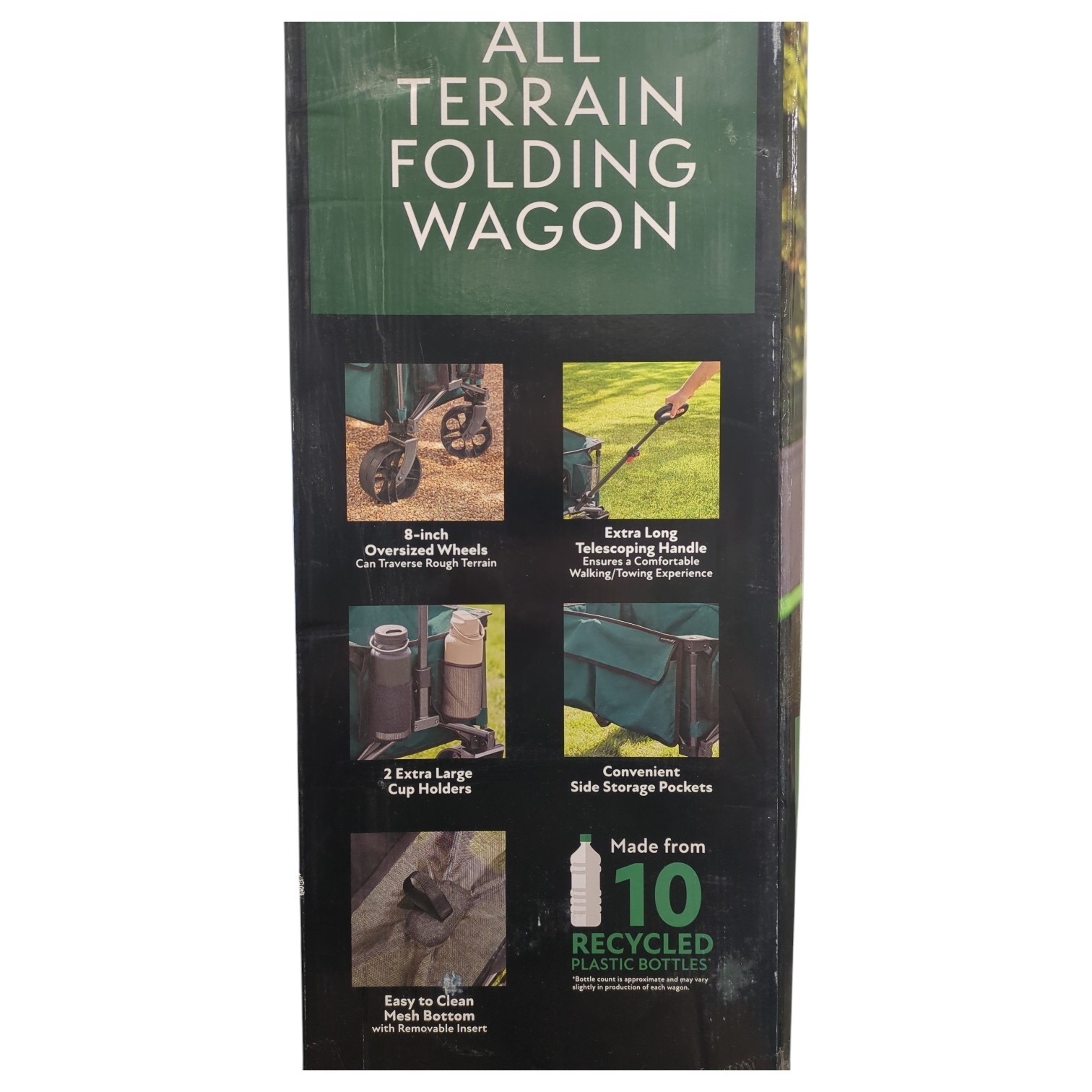 Member’s Mark All Terrain Folding Wagon, 300LBS Capacity, Green