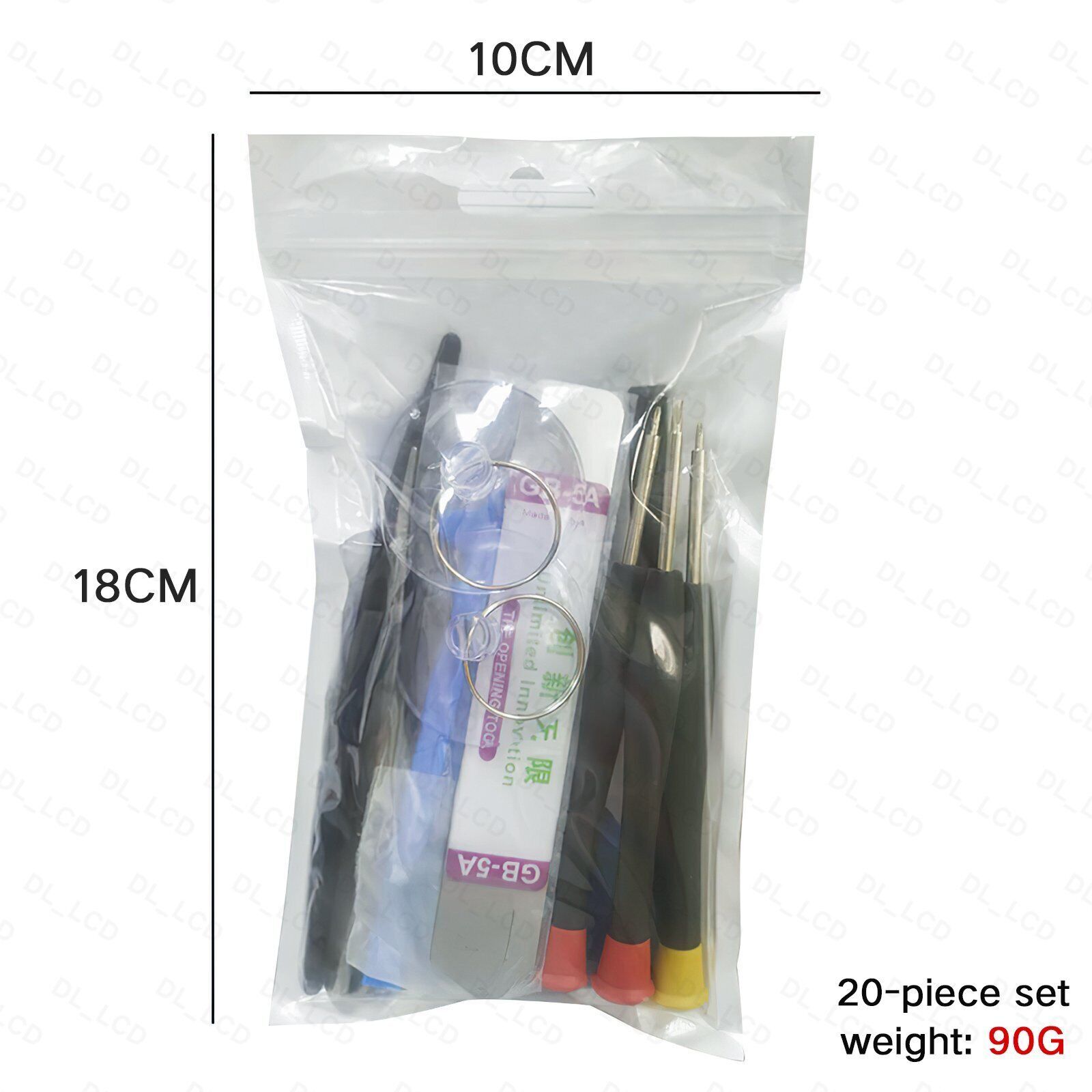 20 in 1 Mobile Phone Screen Repair Tools Kit Screwdriver Set for Opening Pry New