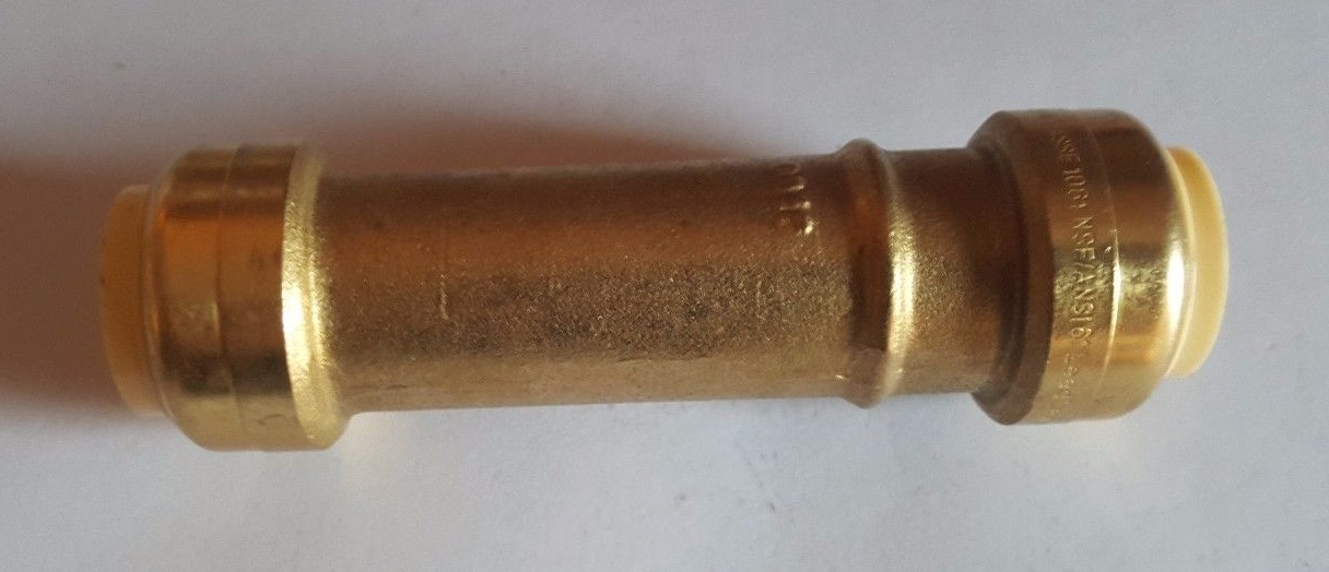 1 Pc. 3/4″ Push Fit Coupling, Slip Repair Coupling, Length 4.4 Inch, Lead Free
