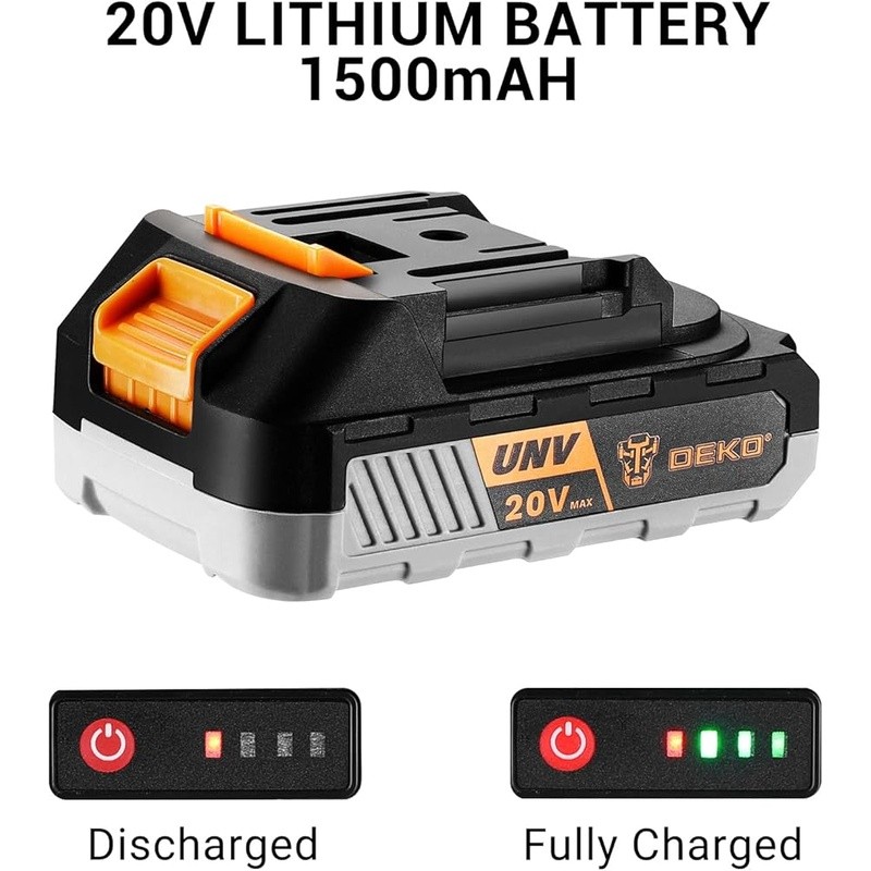 Cordless Power Drill 20V Electric Drill Set W/ Battery Charger & 10 Bits New