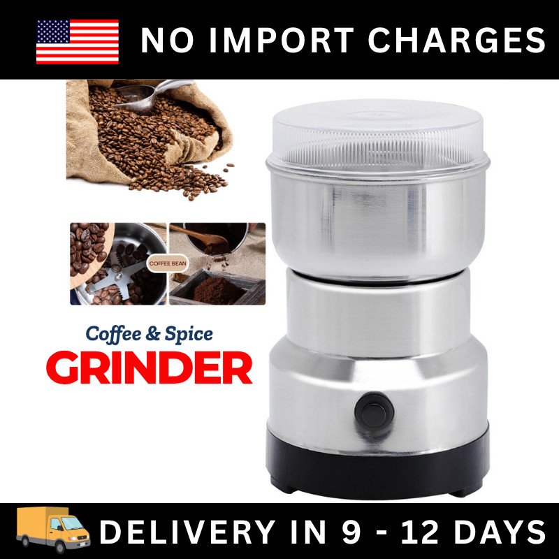 Electric Grinder Coffee Bean Nut Seed Herb Grind Spice Crusher Mill Blender USA