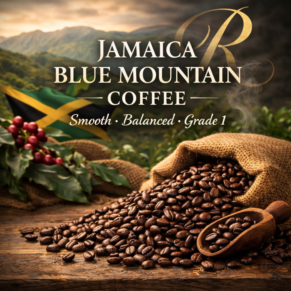 100% JAMAICA BLUE MOUNTAIN COFFEE | CUSTOM ROASTED | 1 – 20 POUNDS IN 1 LB BAGS