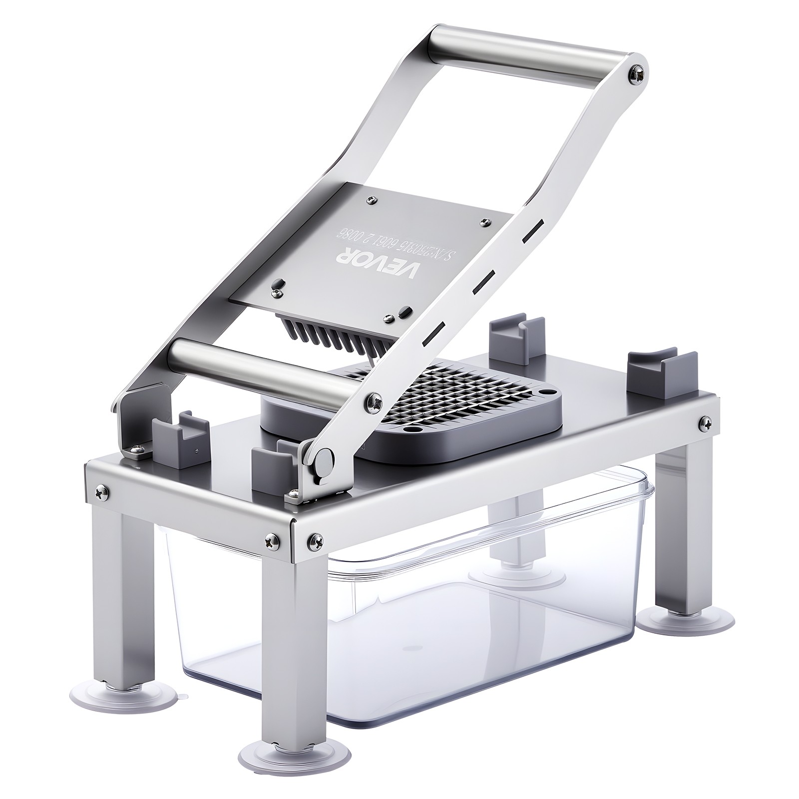 VEVOR Vegetable Chopper Mandoline Slicer All-in-1 Food Veggie Cutter 8 Blades