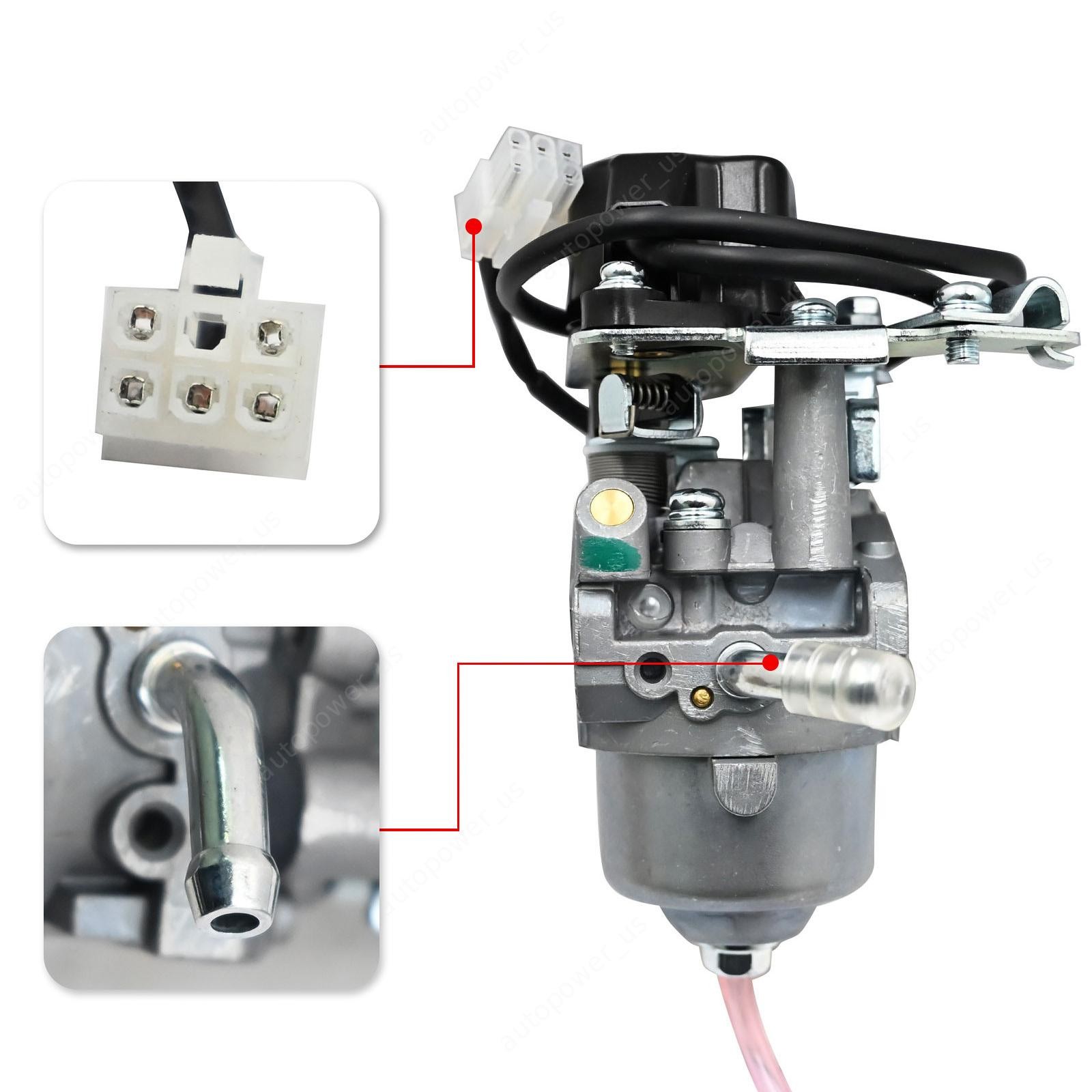 New Carburetor Kit For Predator 2000W SUPER QUIET Inverter Generator 71343 59135