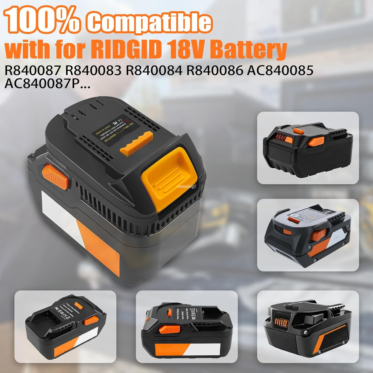 Battery Adapter for Ridgid 18V Battery Convert to for Milwaukee 18V Tool AR18ML
