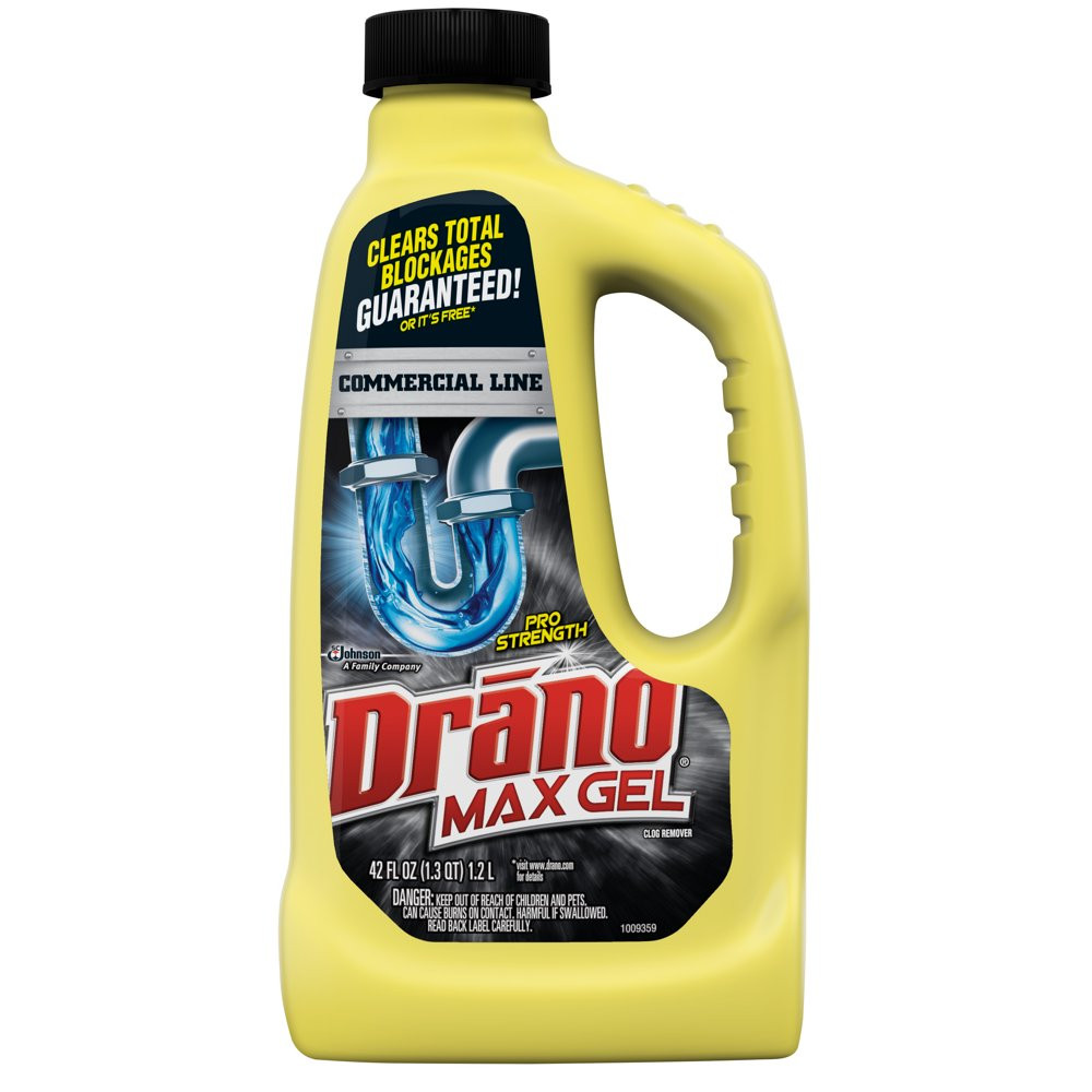 Drano Max Gel Clog Remover, Commercial Line, 42 Oz