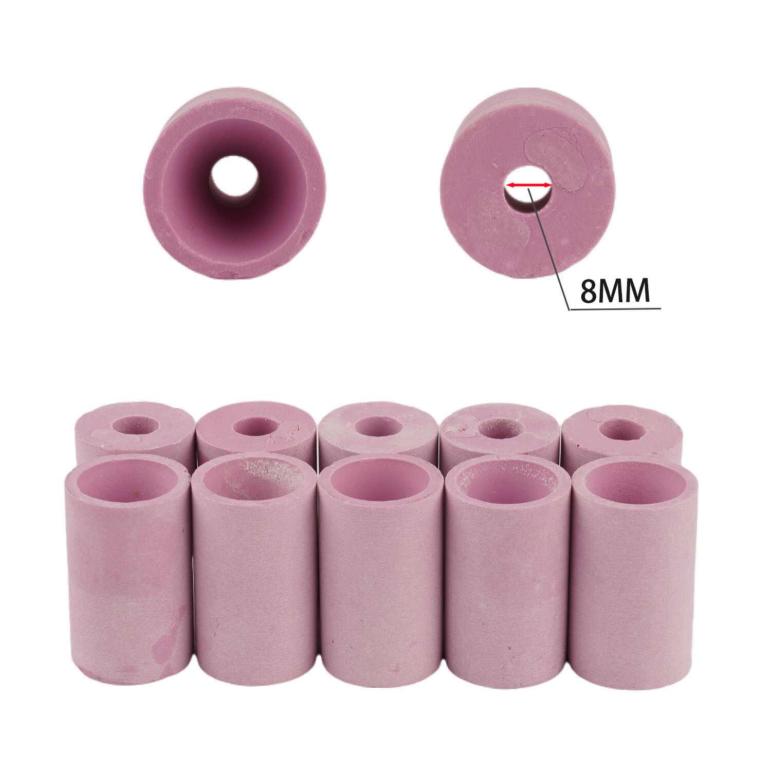 10 PCS Sandblaster Gun Nozzles SandBlaster Replacement Cylinder Ceramic Tips