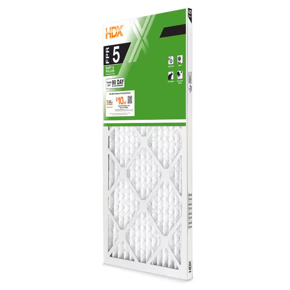 18 In. X 36 In. X 1 In. Standard Pleated Air Filter FPR 5, MERV 8