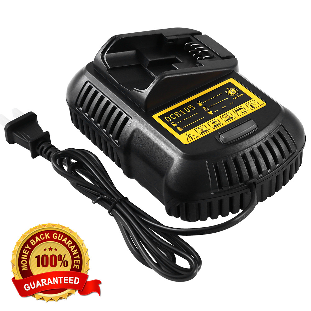 DCB105 charger for Dewalt 12v 14.4v 20v max lithium ion battery DCB101 DCB200