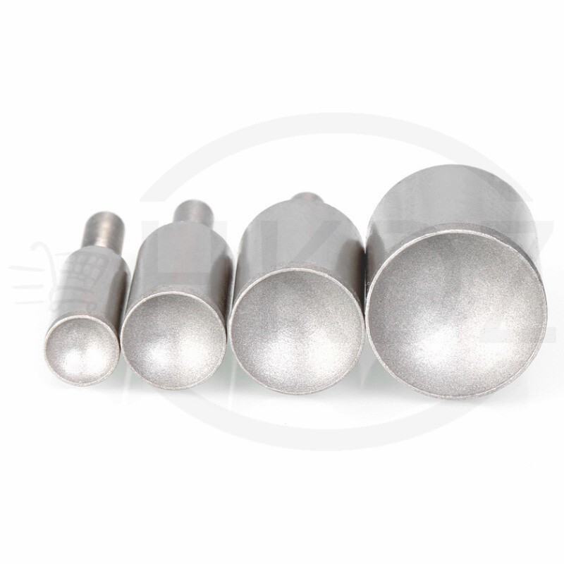 Diamond Burr Grinding Bit Burr Polishing Concave Bead Shaping Rotary Tool 3-25mm