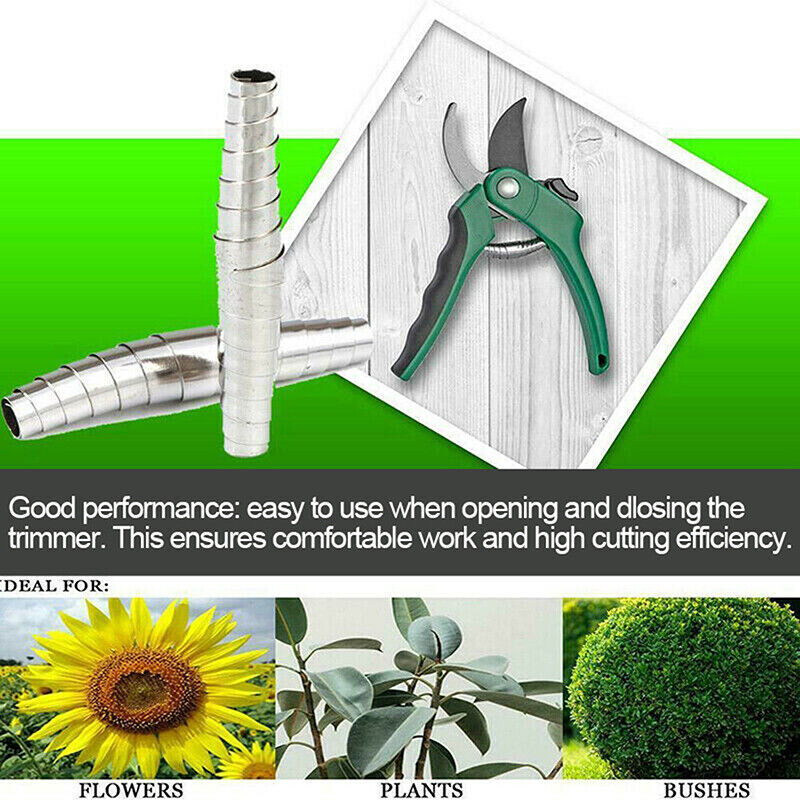 5X Pruner Replacement Spring Stainless Steel For Garden Secateurs Pruner 8CM NEW