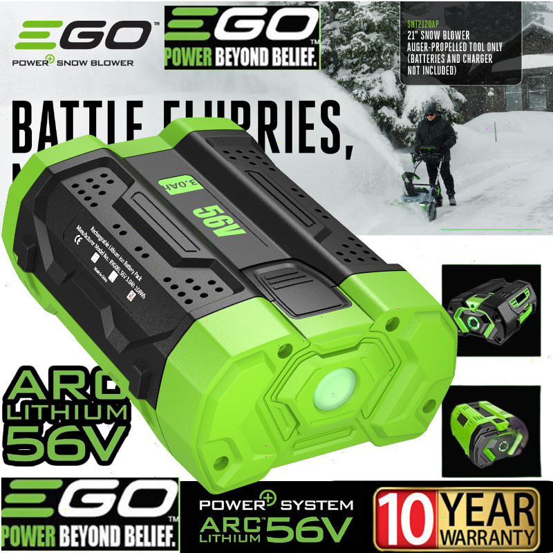 ARC EGO POWER+ BA2800T 56V 12.0 Ah Lithium-ion Battery Upgrade Fuel Gauge NEW