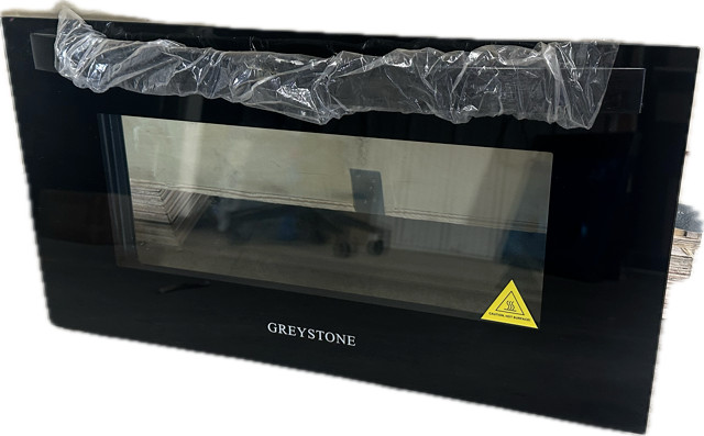 Greystone Glass Oven Door Replacement 21 3/8″ x 11 1/2″ Black RV/Trailer