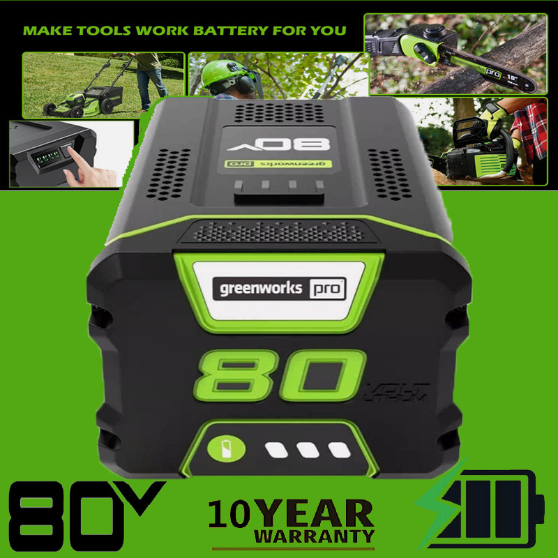 1 – 6PACK For Greenworks 80V Pro 5.0Ah Lithium Battery GBA80200 GBA80400 Battery