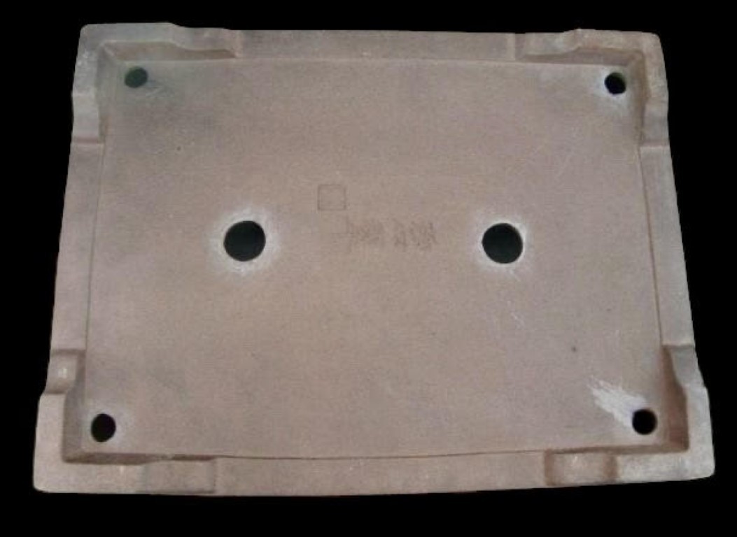 Japanese Bonsai pot TOKONAME UDEI Unglazed Rectangular shape Extra large W41cm