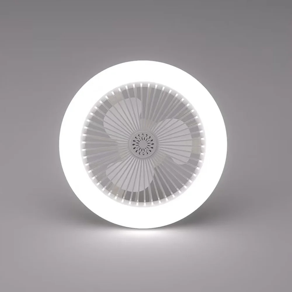 Rotatable 3in1 Ceiling Fan Remote Control Lighting Lamp Base Bedroom Living Room