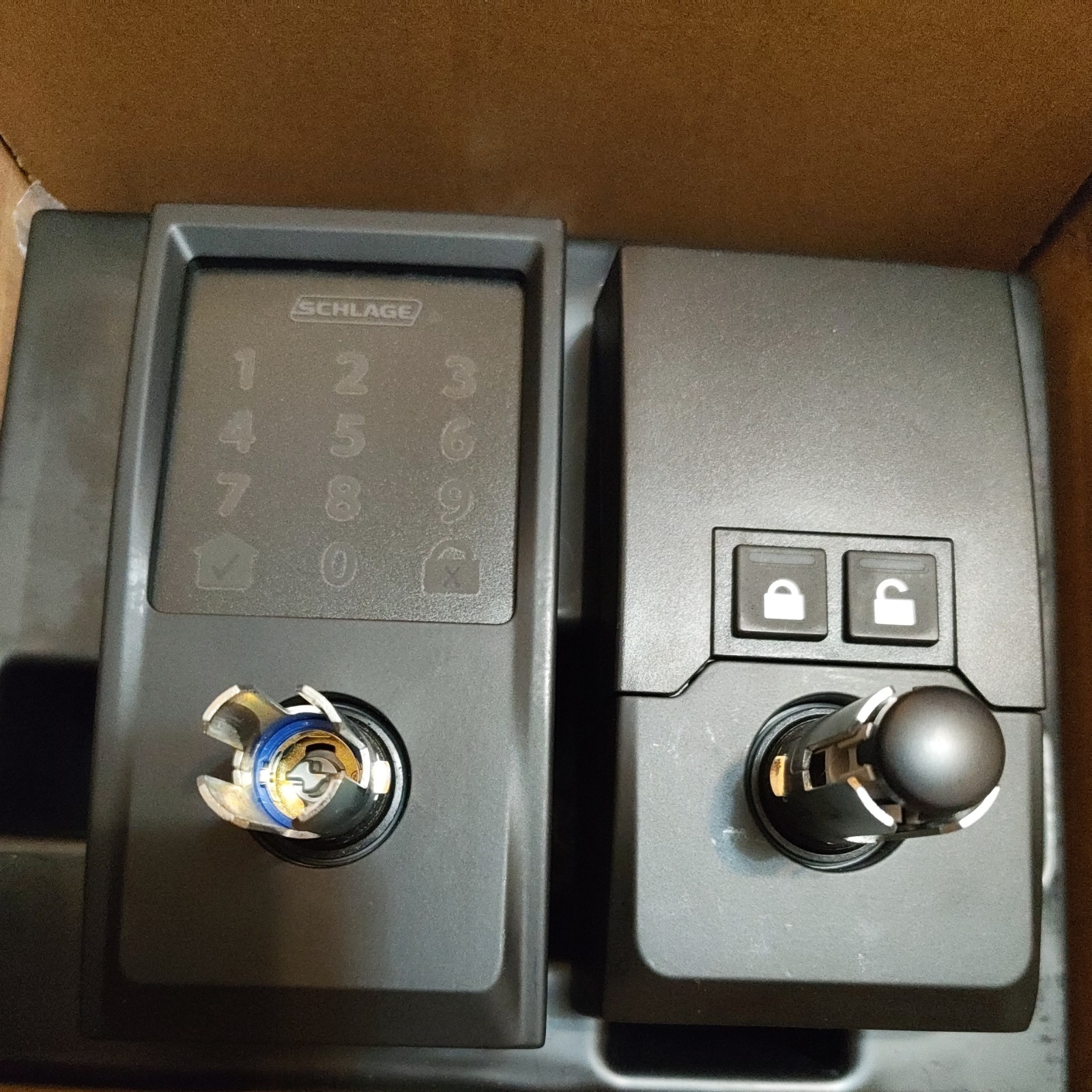 Smart Wi Fi Lock Lever Touchscreen Keypad Keyless Black Stainless Schlage Encode