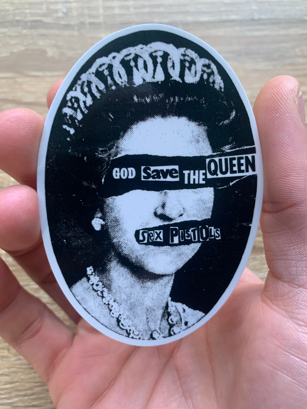 Sex Pistols God Save Queen 3.5 in Music Band Car Decal Sticker FREE SHIPPING