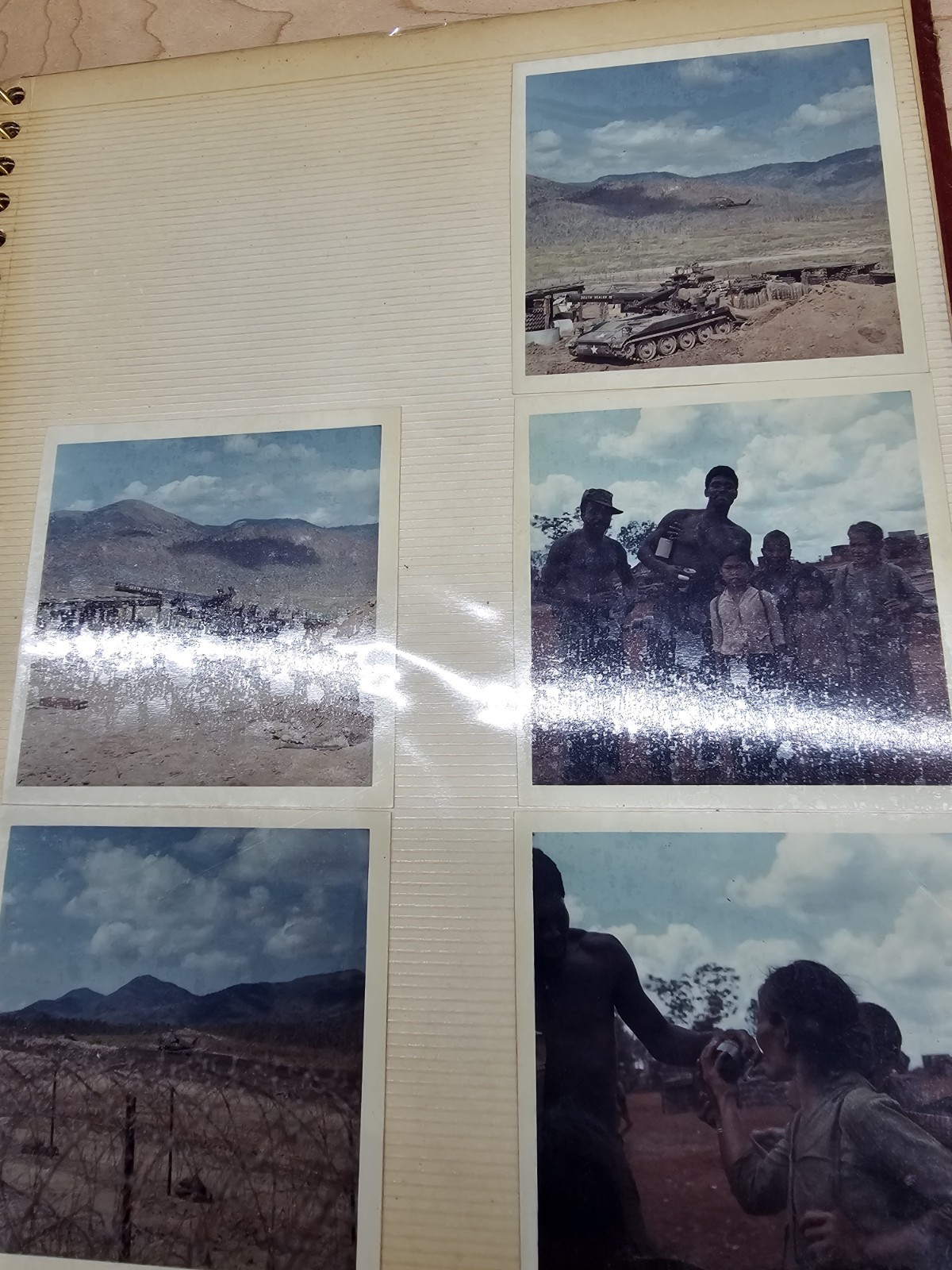 Boxh ​​​vietnam War Photo Albums Tanks Military Choppers Army One Of A Kind