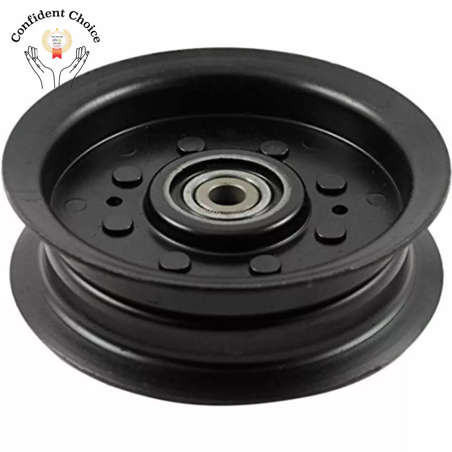 Flat Idler Pulley 54″ for Husqvarna YTH26V54 YTH2754 Z254F Z254I YTH2454 54 Deck