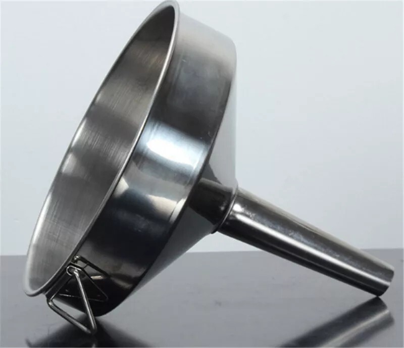 1pc Stainless Steel Kitchen Funnel For Filling Small Bottles Food Grade Material