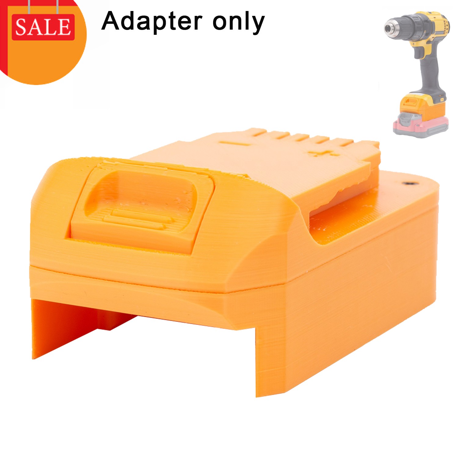 Adapter For Craftsman 20V Li-Ion Battery to For Dewalt 20V Tools-Adapter Only