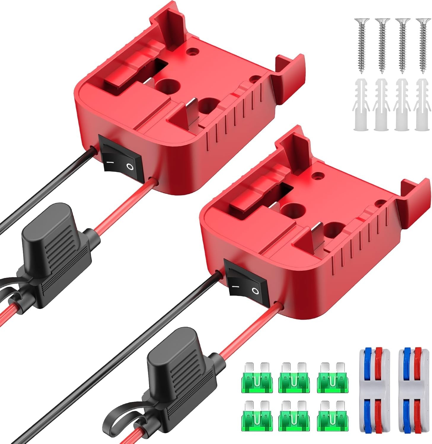 18V to 12V Power Wheel Adapter Compatible with Milwaukee 18V Battery for DIY Car
