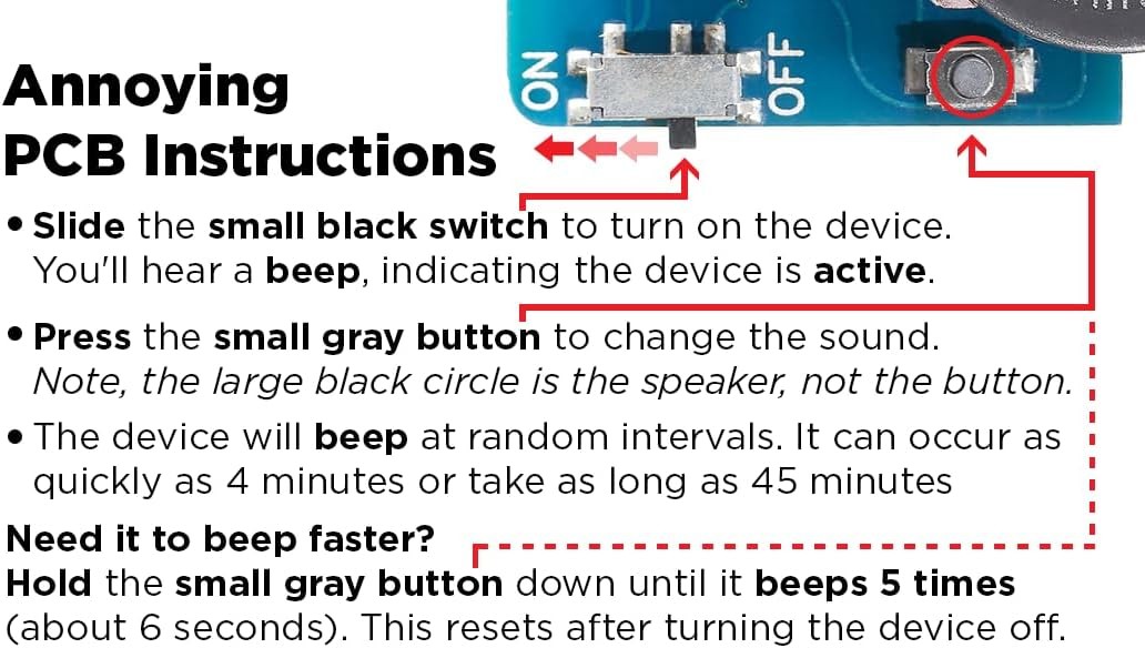 AnnoyingPCB – The Prank Device That Won’t Stop Beeping for 3 Years