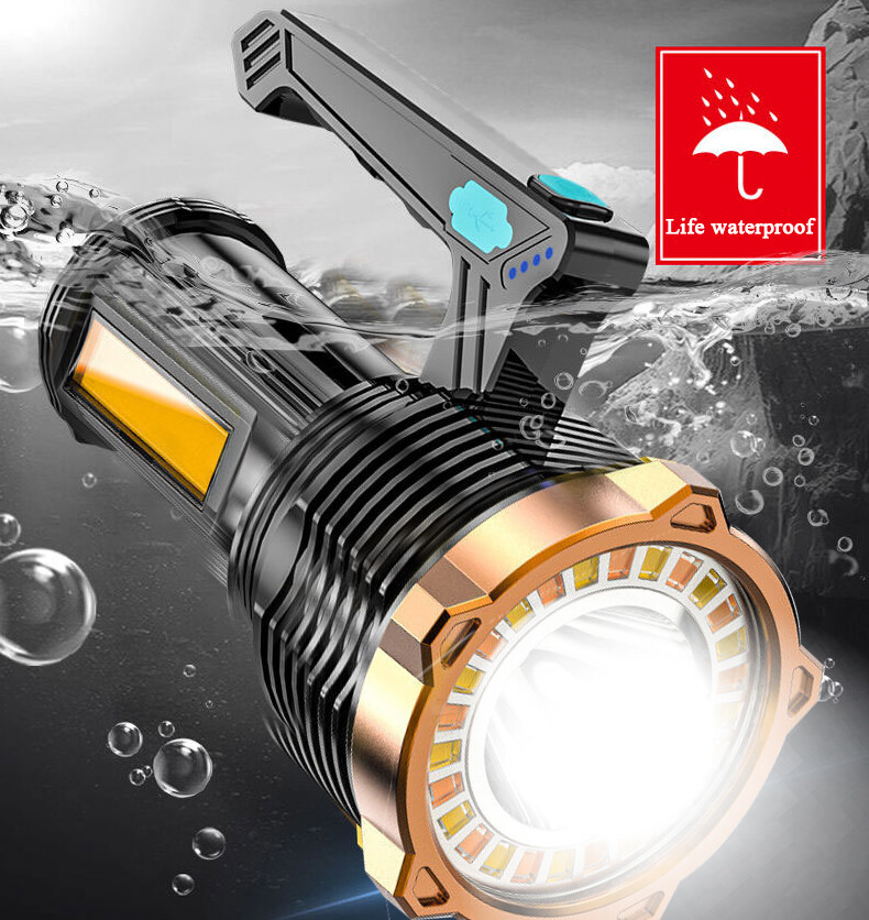 Most Powerful 99000000LM LED Flashlight Super Bright Torch USB Rechargeable Lamp