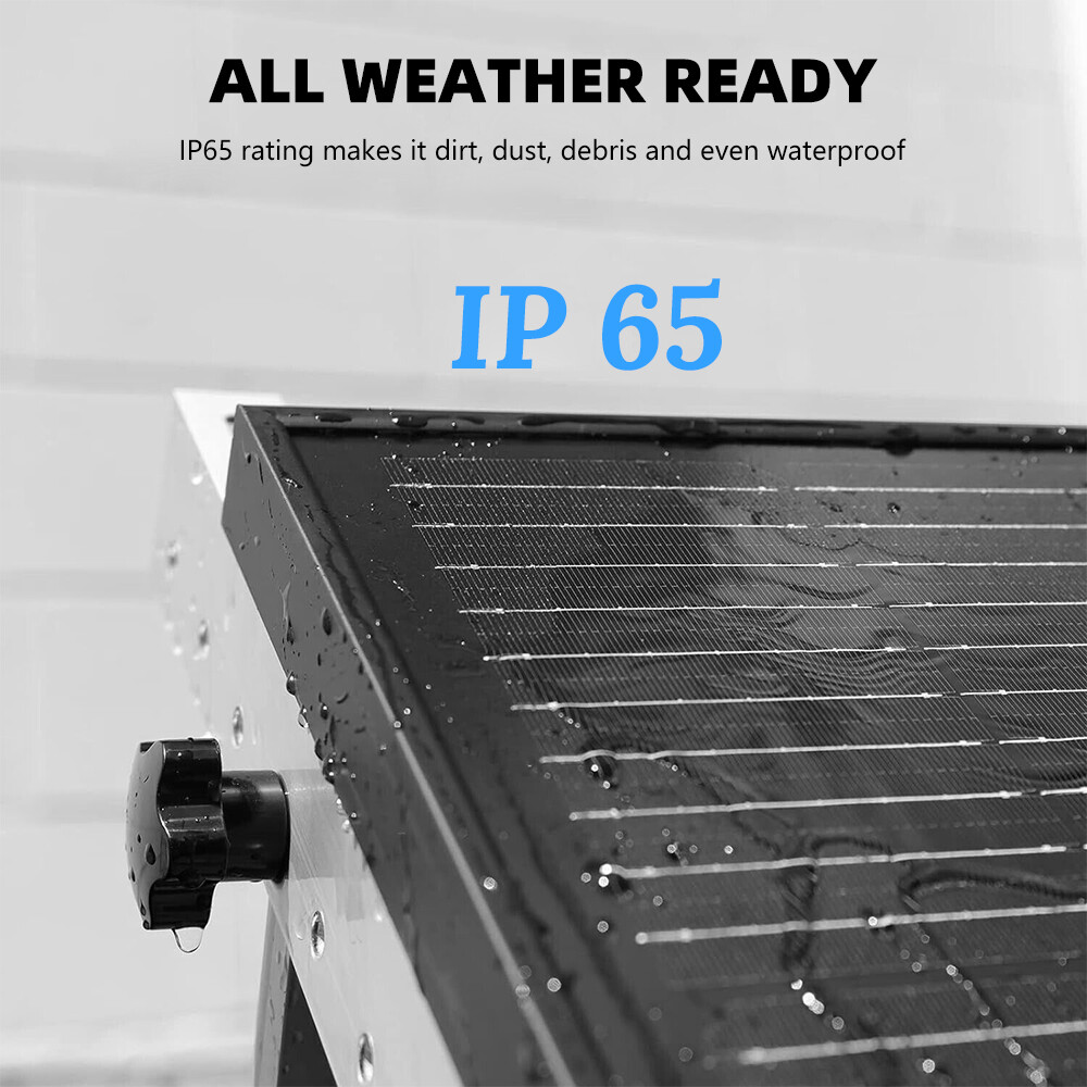 100W 200W Watt Monocrystalline Solar Panel High Efficiency PV 12V For Home RV
