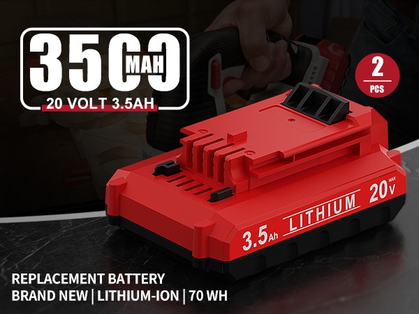 1PACK 3.5Ah Lithium Battery 3500mAH for Porter Cable 20V MAX PCC685L PCC680L NEW