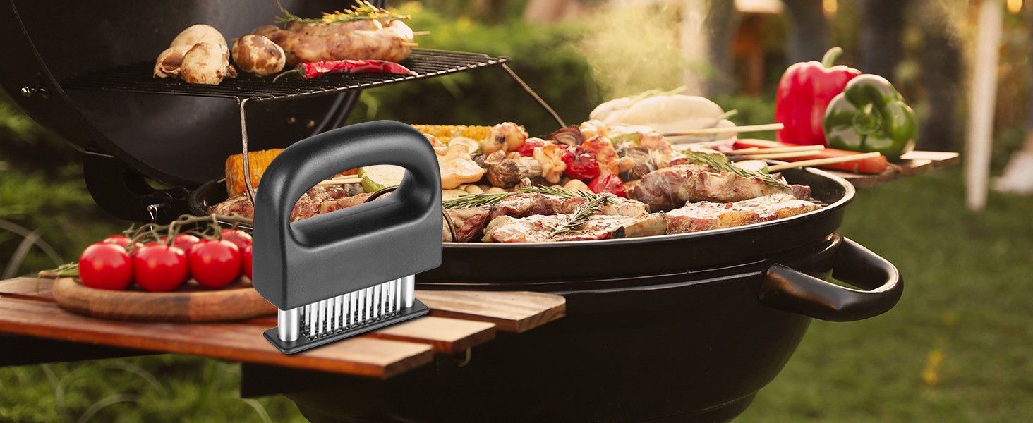 Meat Tenderizer, Meat Tenderizer Tool with 48 Stainless Steel Ultra Sharp Needle