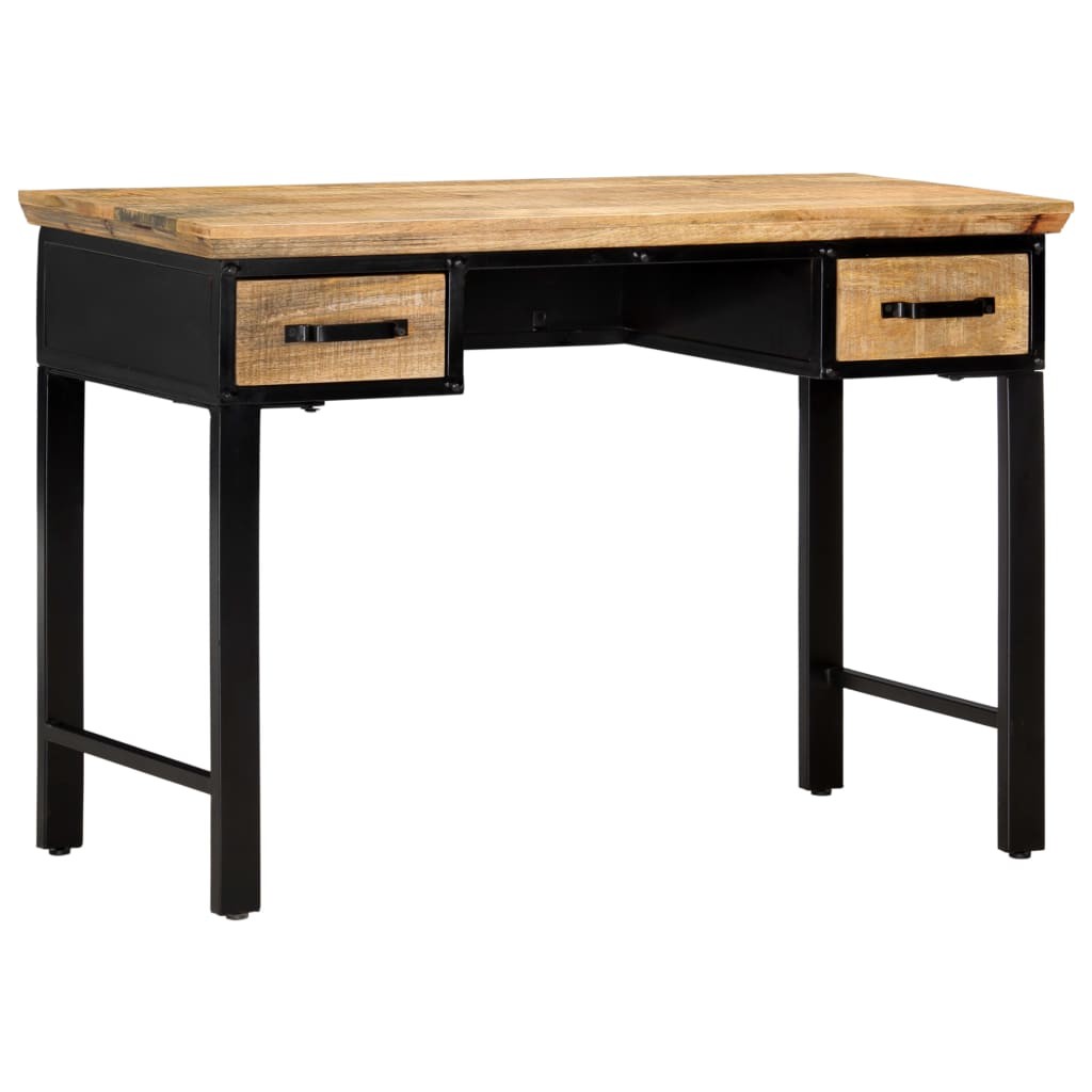Writing Table Computer Desk Home Office Study Table Solid Mango Wood vidaXL
