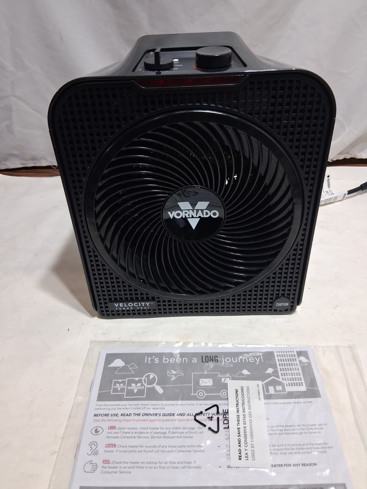 Vornado Velocity 4 Whole Room Vortex Indoor Heater-4+ VTX 4969017