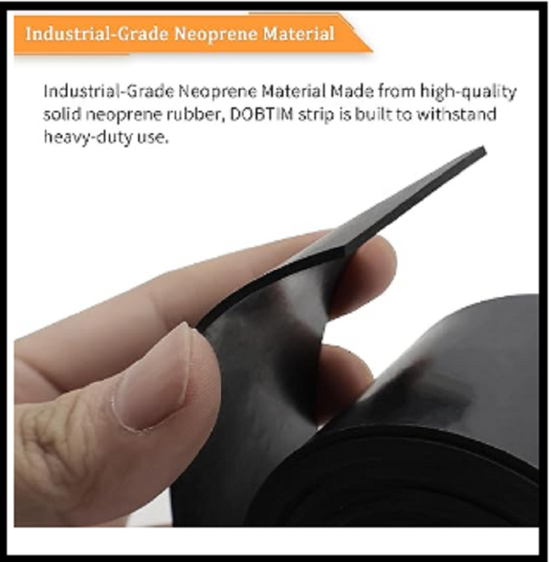 Thin Neoprene Rubber Strip 1/16 (.062) Thick X 2 Wide X 110 LongSolid Rubber