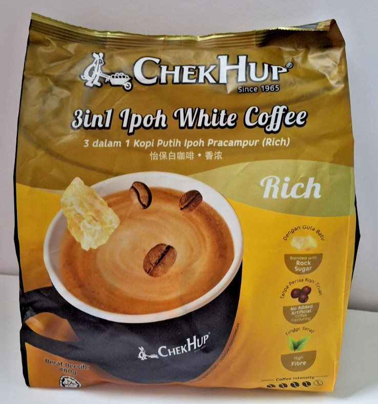 1 Package Malaysia Chek Hup Ipoh White Coffee – 12 Sachets ~ new never opened